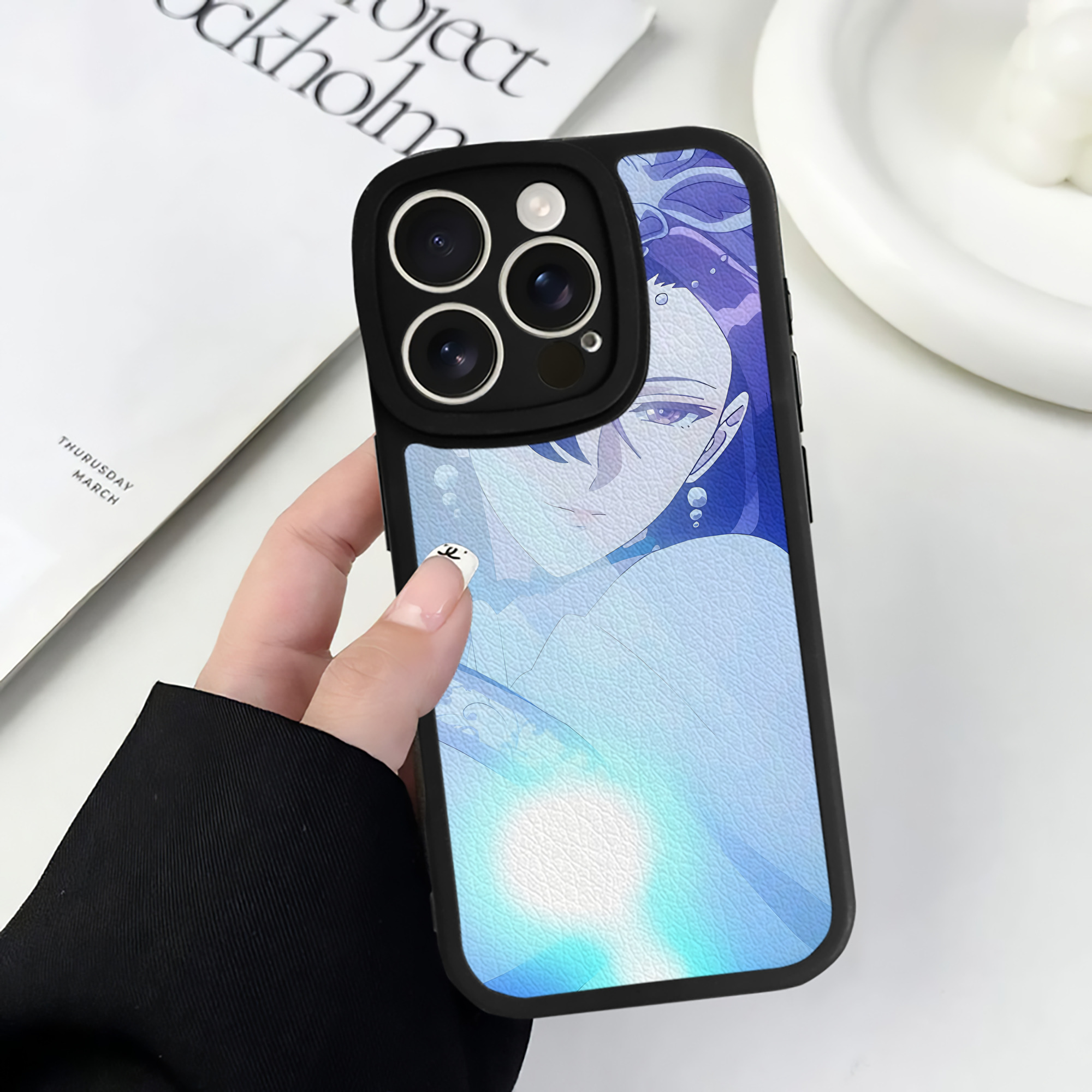 薬屋のひとりごと The Apothecary Diaries 【iPhone 16シリーズ対応】シリコンスマホケース（レザー調） 材質：シリコン